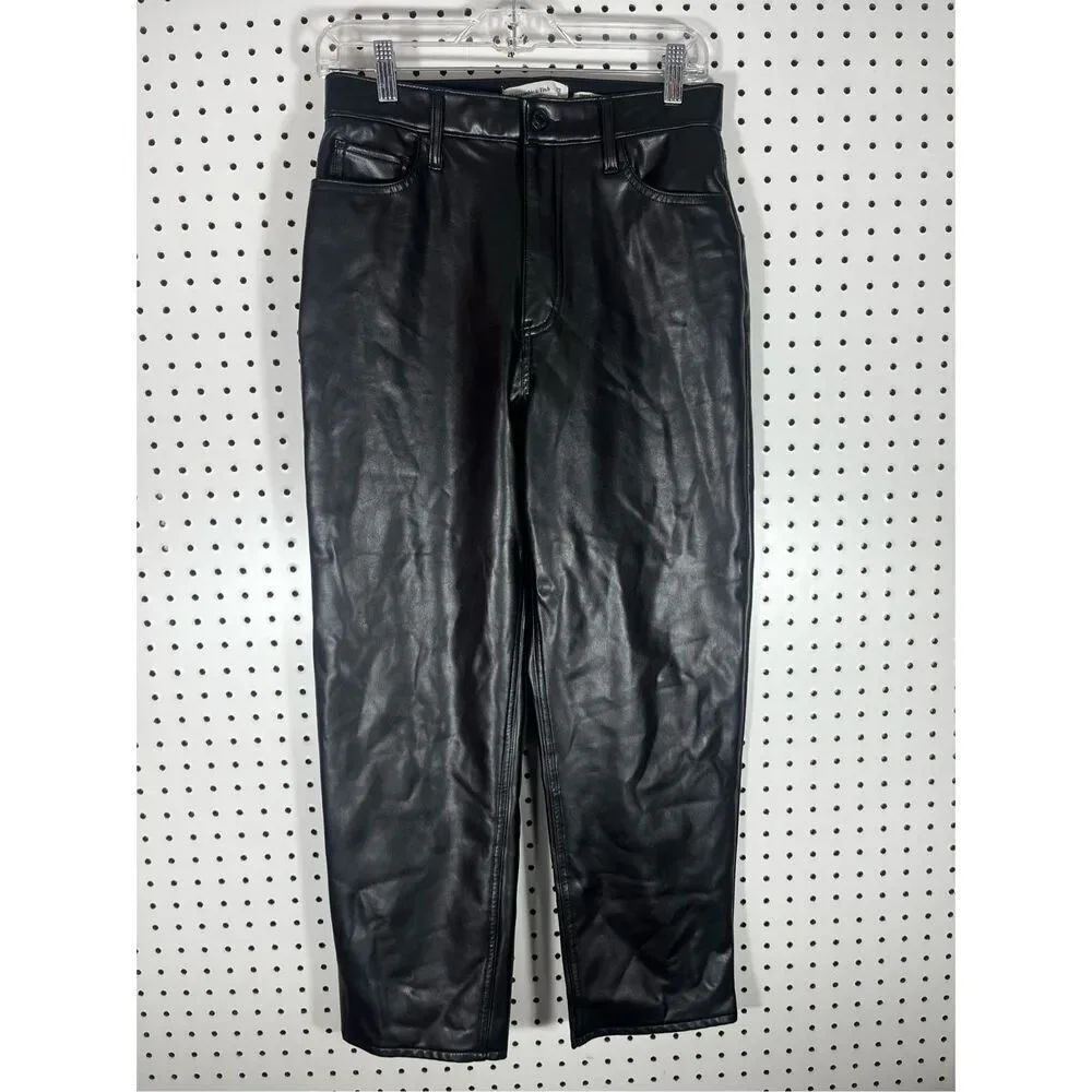 Abercrombie & Fitch vegan leather pants size 29
